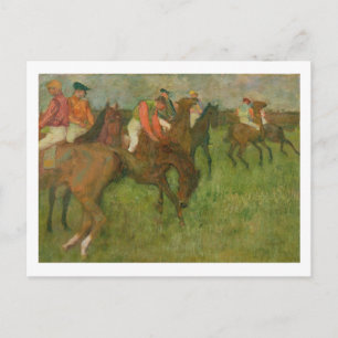 Carte Postale Edgar Degas   Jockeys, 1886-90