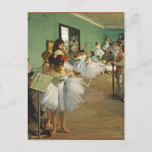 Carte Postale Edgar Degas La Classe Danse