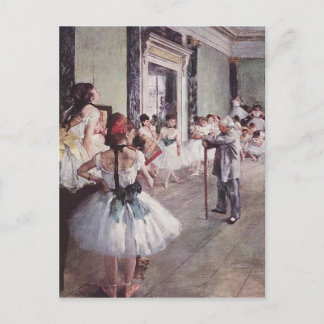Carte Postale Edgar Degas La Classe Danse