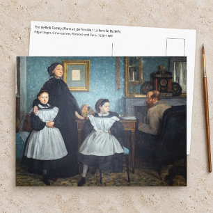 Carte Postale Edgar Degas - La Famille Bellelli