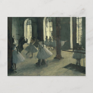 Carte Postale Edgar Degas - La Répétition au foyer de la danse