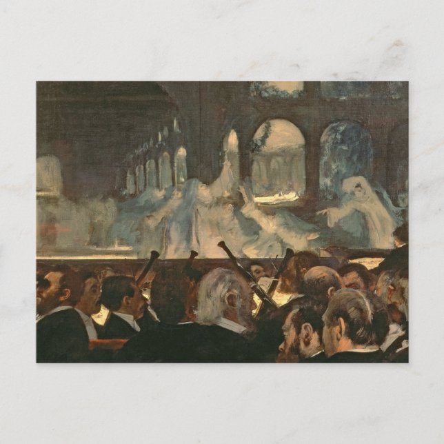 Carte Postale Edgar Degas | La scène du ballet, opéra de Meyerbe (Devant)