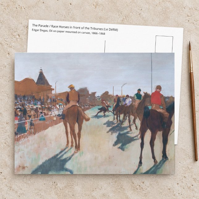 Carte Postale Edgar Degas - Le Défilé (Créateur téléchargé)