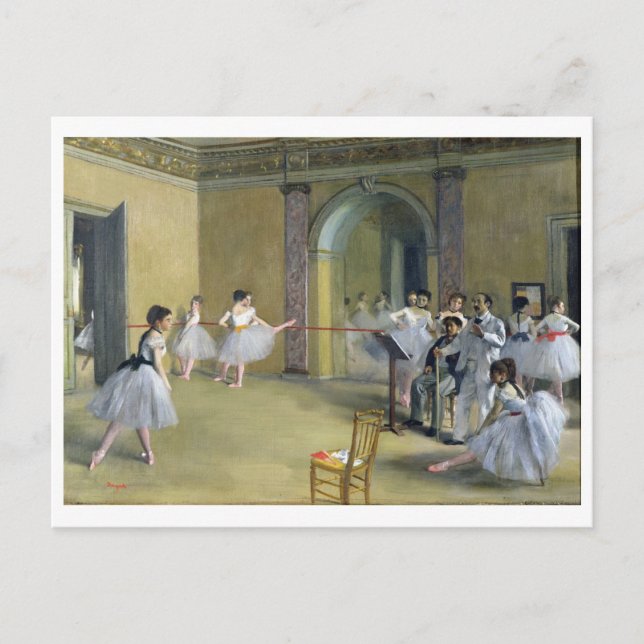 Carte Postale Edgar Degas | le foyer de danse à l'opéra (Devant)