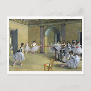 Carte Postale Edgar Degas le foyer de danse à l'opéra