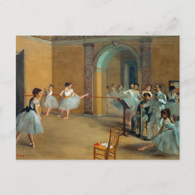 Carte Postale Edgar Degas Le Foyer de la Danse à l'Opéra (Devant)
