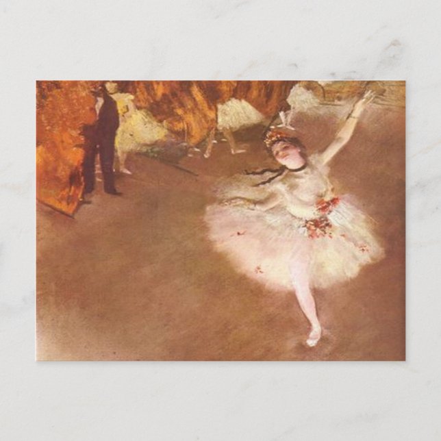 Carte Postale Edgar Degas L'Étoile (Devant)