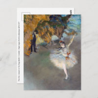 Edgar Degas - L'Étoile / Danseur sur scène