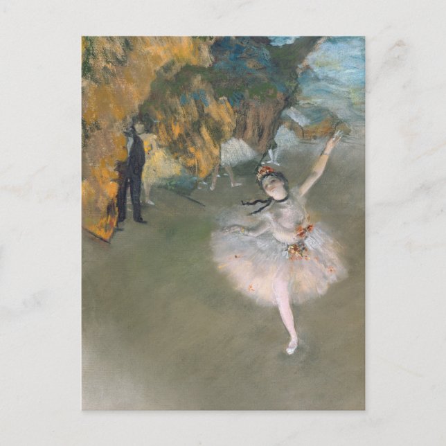 Carte Postale Edgar Degas | L'étoile ou la danseuse sur scène (Devant)