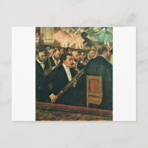 Carte Postale Edgar Degas L'Orchestre de l'Opéra