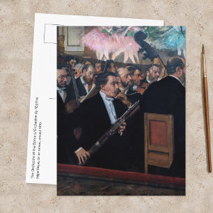 Carte Postale Edgar Degas - L'orchestre de l'Opéra
