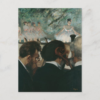 Carte Postale Edgar Degas | Musiciens d'orchestre