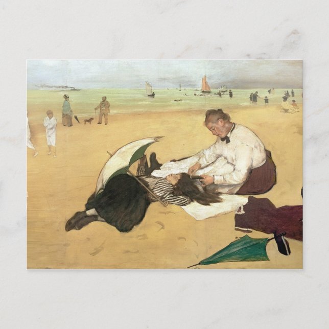 Carte Postale Edgar Degas | Plage (Devant)
