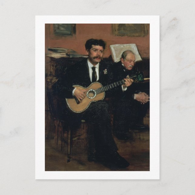 Carte Postale Edgar Degas | Portrait de Lorenzo Pagans (Devant)