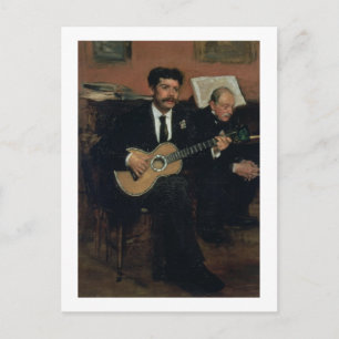 Carte Postale Edgar Degas Portrait de Lorenzo Pagans