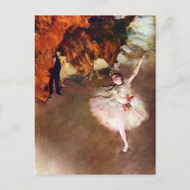 Carte Postale Edgar Degas - Prima Ballerina (Devant)
