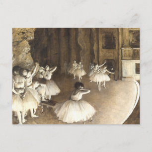 Carte Postale Edgar Degas Répétition de ballet