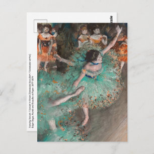 Carte Postale Edgar Degas - Swaying Dancer / Danseuse en vert