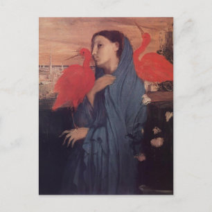 Carte Postale Edgar Degas : Une femme en terrasse