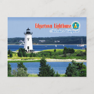 Carte Postale Edgartown Harbour Light, Martha's Vineyard, MA