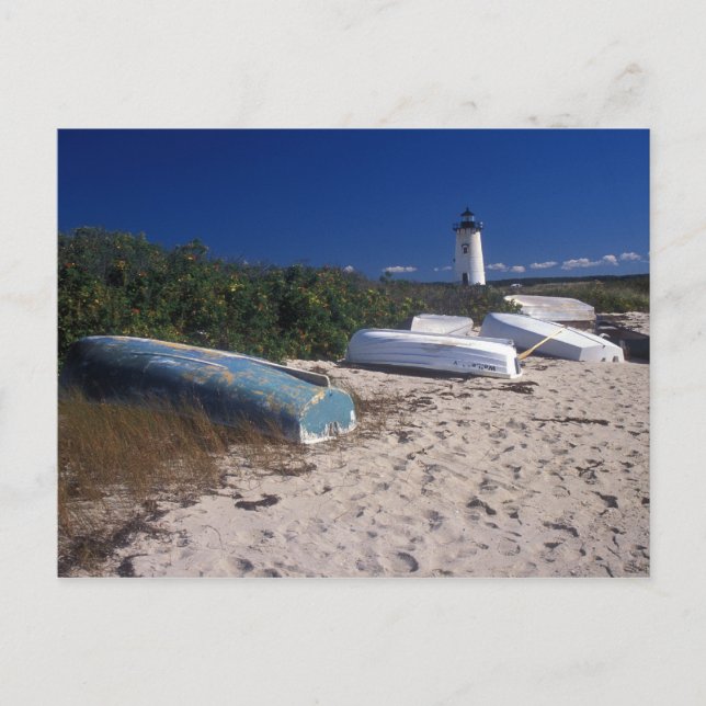 Carte Postale Edgartown Lighthouse and Beach (Devant)