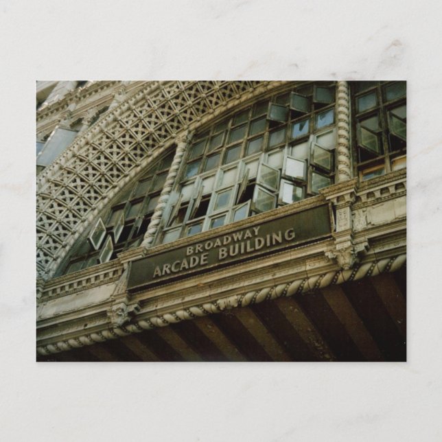 Carte Postale Édifice Broadway Arcade à Los Angeles (Devant)