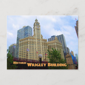 Carte Postale Édifice historique Wrigley - Chicago Illinois