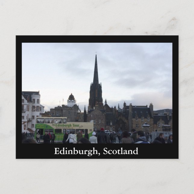 Carte Postale Edimbourg, Ecosse (Devant)