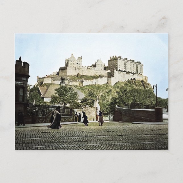 Carte Postale Edinburgh Castle Scotland 1910 Grassmarket (Devant)