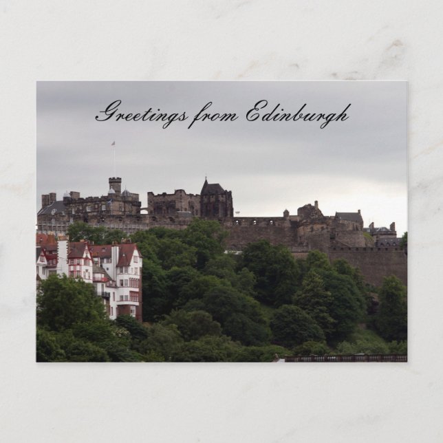 Carte Postale edinburgh grey (Devant)