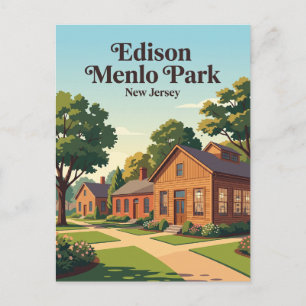 Carte Postale Edison Menlo Park, New Jersey