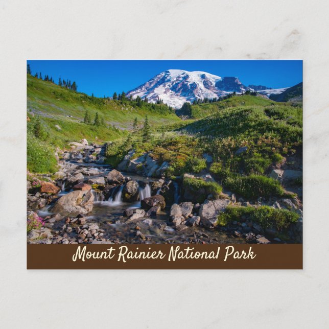 Carte Postale Edith Creek et Mount Rainier Morning Light (Devant)