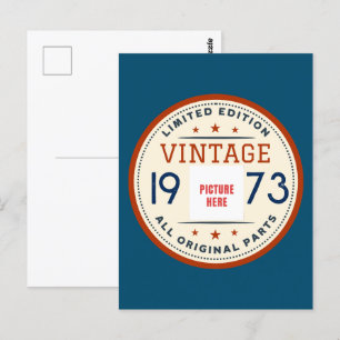 CARTE POSTALE ÉDITION LIMITÉE ANNIVERSAIRE PHOTO PERSONNALISÉE A