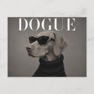Carte Postale Éditorial de mode de luxe Vizsla
