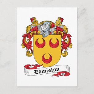 Carte Postale Edmiston Family Crest