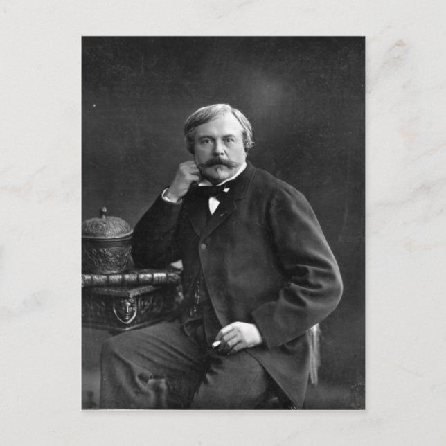 Carte Postale Edmond de Goncourt (Devant)