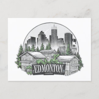 Carte Postale Edmonton City Canada