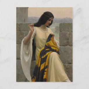 Carte Postale Edmund Blair Leighton La Couturière