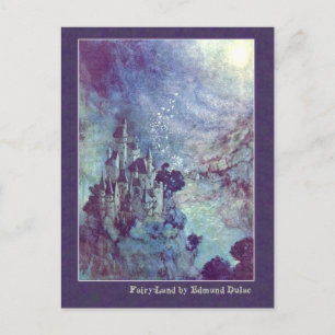 Carte Postale Edmund Dulac Illustre Edgar Allan Poe