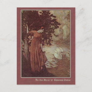 Carte Postale Edmund Dulac Illustre Edgar Allan Poe