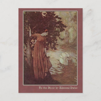 Carte Postale Edmund Dulac Illustre Edgar Allan Poe