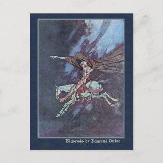Carte Postale Edmund Dulac Illustre Edgar Allan Poe