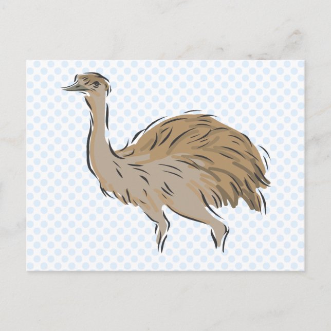 Carte Postale Edna Emu (Devant)