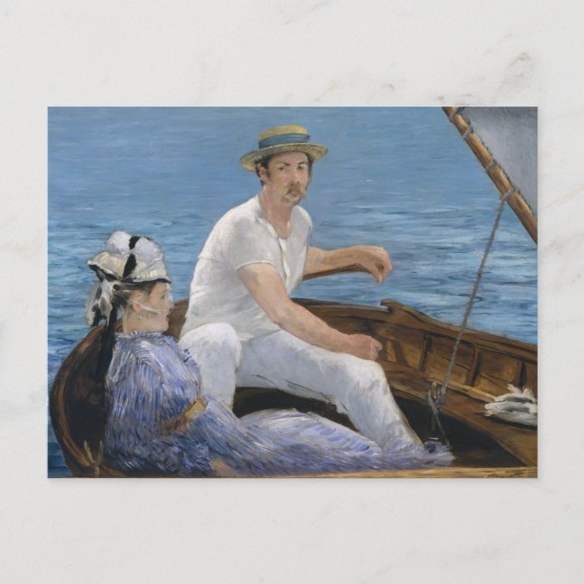 Carte Postale Edouard Manet - Bateau (Devant)