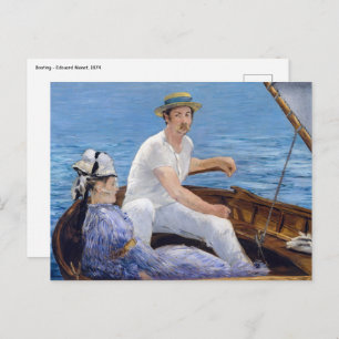 Carte Postale Edouard Manet - Bateau