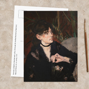 Carte Postale Edouard Manet - Berthe Morisot avec un éventail 18