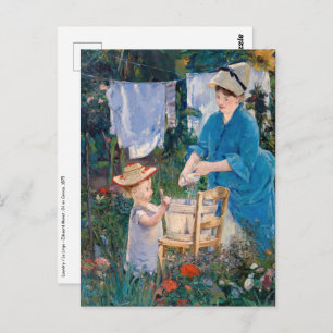Carte Postale Edouard Manet - Blanchisserie