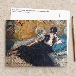 Carte Postale Edouard Manet - Dame aux Éventails