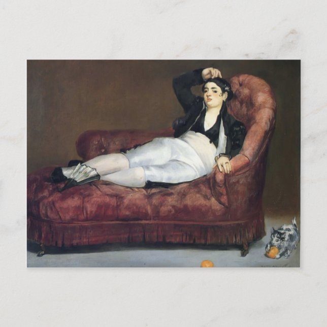 Carte Postale Edouard Manet - Le barque de Dante (Devant)