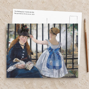 Carte Postale Edouard Manet - Le Chemin de Fer